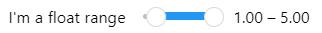 Float Range Slider