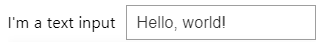 Text Input