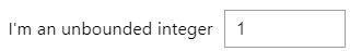 Unbounded Integer Input